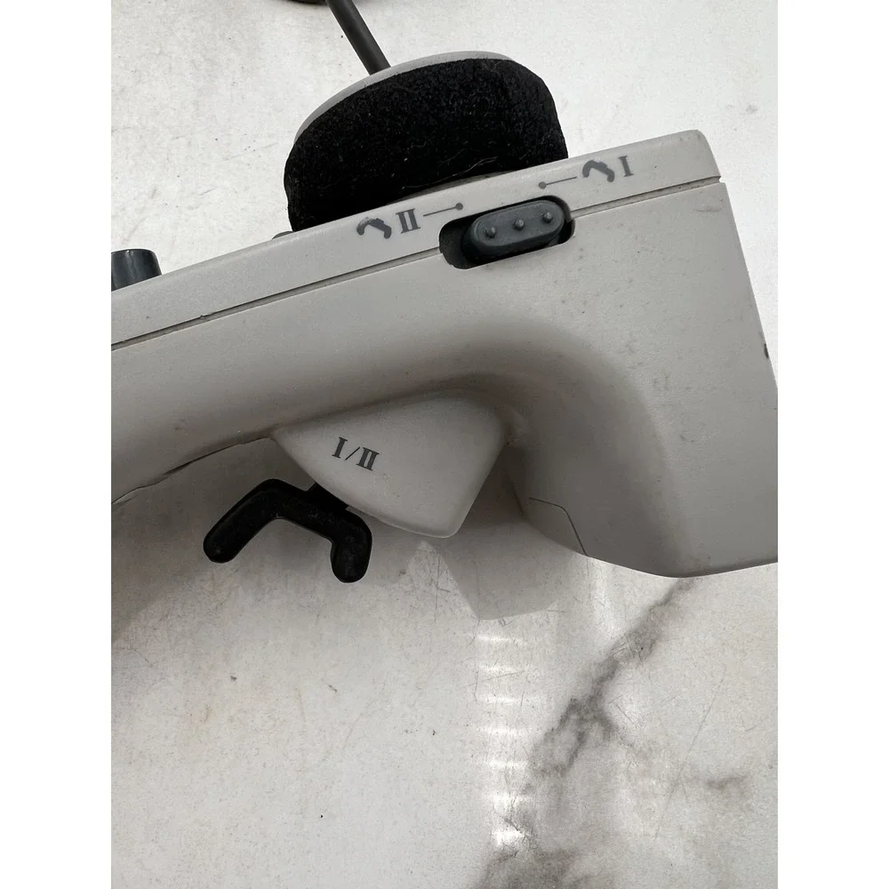 Performance UltraRacer PS1 Controller Wired One Handed Racing Wheel Gray P-102